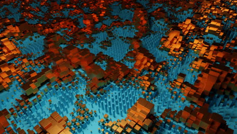 patrón de cubo geométrico abstracto