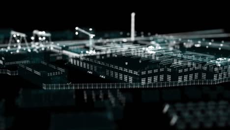 concepto de tecnología industrial. industria 4.0
