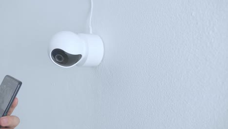 use mobile phone control security cctv camera