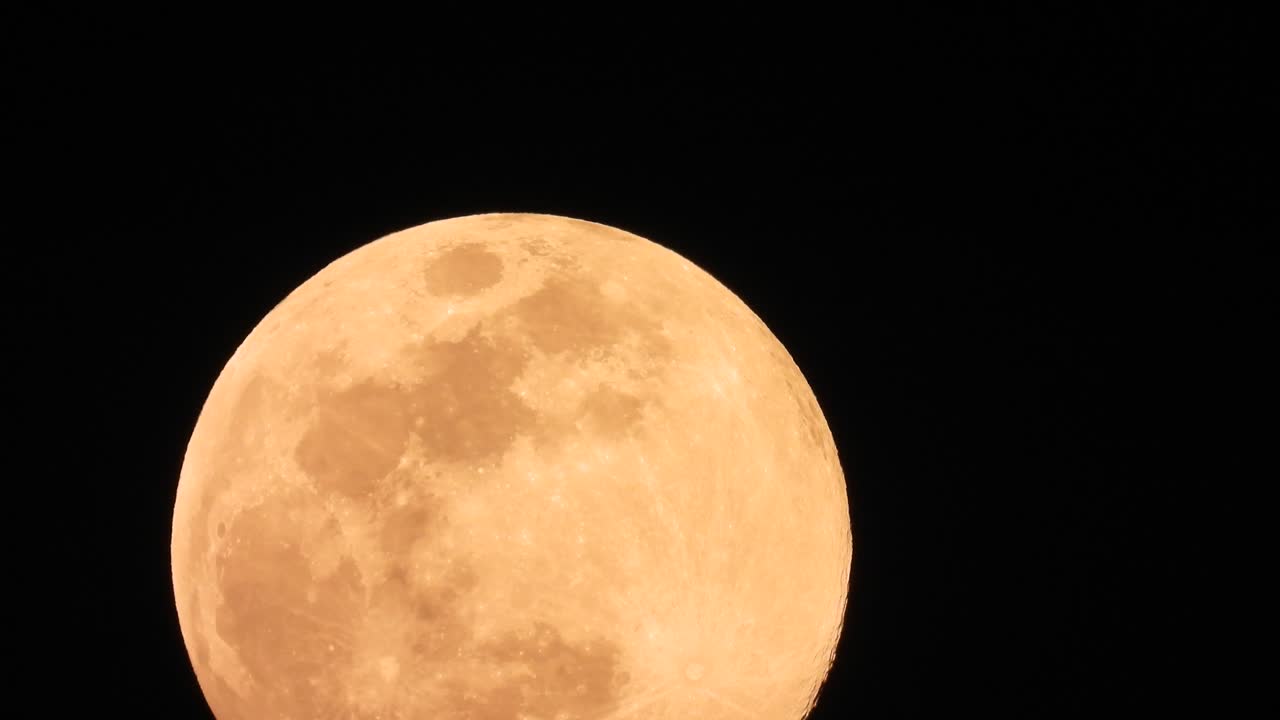 Beautiful moon - close up 