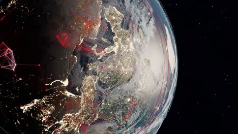 planet surface close-up, unidentified coloured rays and shapes of light