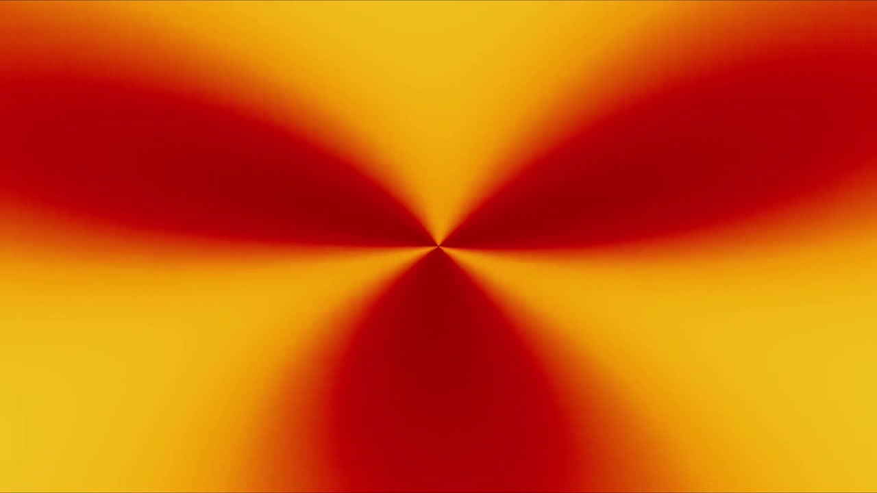Abstrakt rotierender Rot-Gelb-Verlaufshintergrund