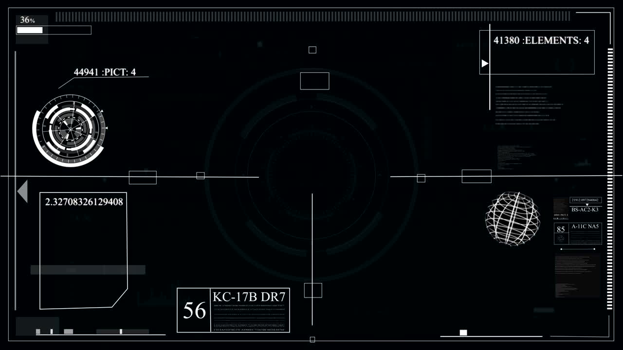 diseño de interfaz futurista. tecnología hud para superponer video y crear juegos. holograma