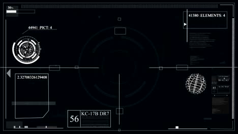 Futuristic interface design. HUD-technology for overlaying video and creating games. hologram