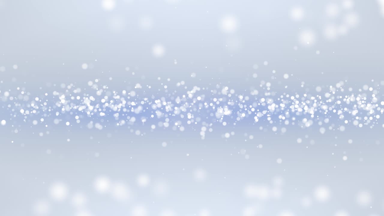 3D 4K Abstract Silver White Particles loop Background.