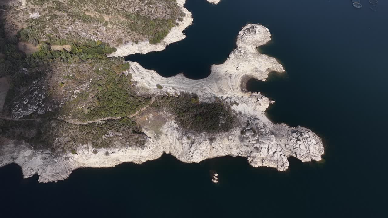 Drought on the water reservoir in the iberian peninsula