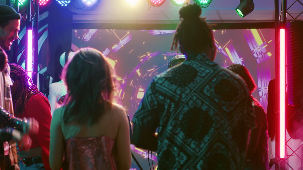 People Dancing at a Nightclub Party