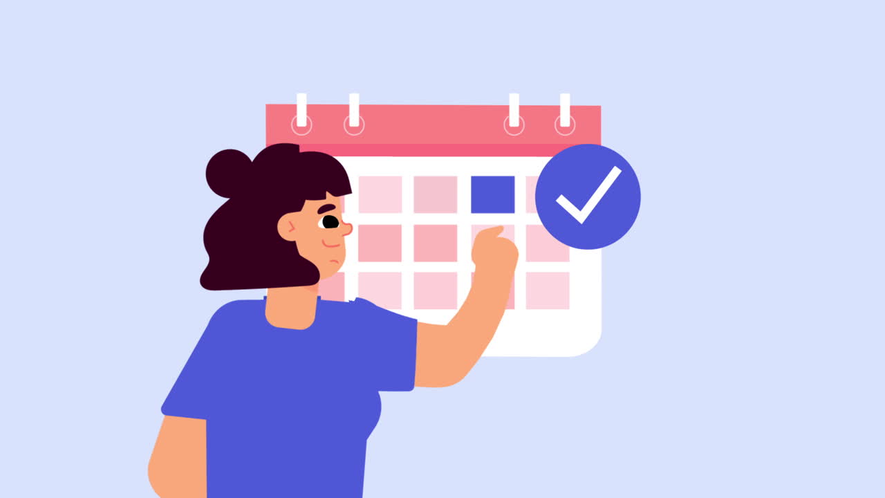 2d 약속 예약 애니메이션