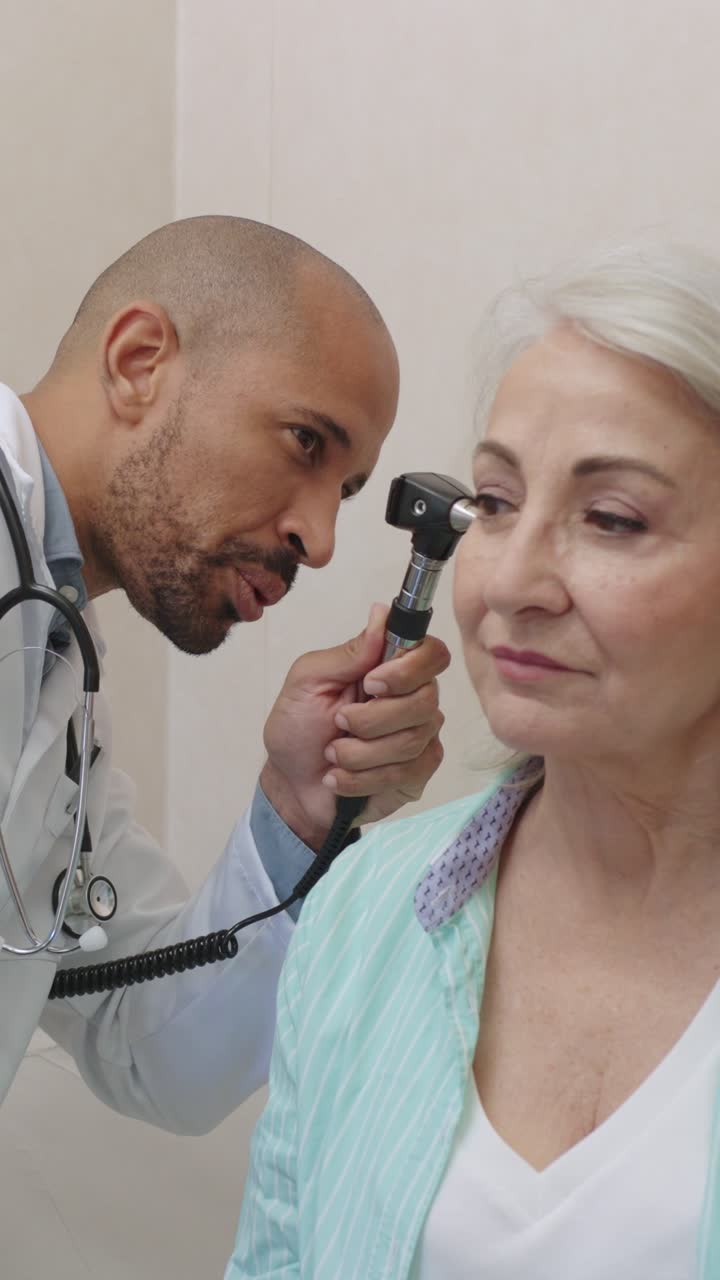 Medical Examination of Senior Woman by Doctor