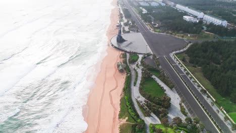 aerial view of the symbol of tuy hoa.