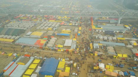 aerial view of maha kumbh mela, aerial view of mahakumbh 2025 prayagraj