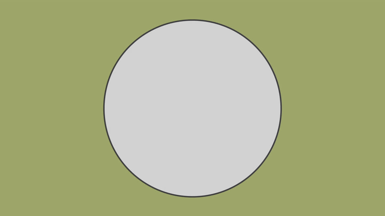 올리브 녹색 배경 에 있는 원