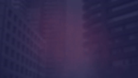 animación de la red de conexiones con iconos sobre el paisaje urbano