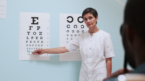 Ophthalmologist-doing-eye-test