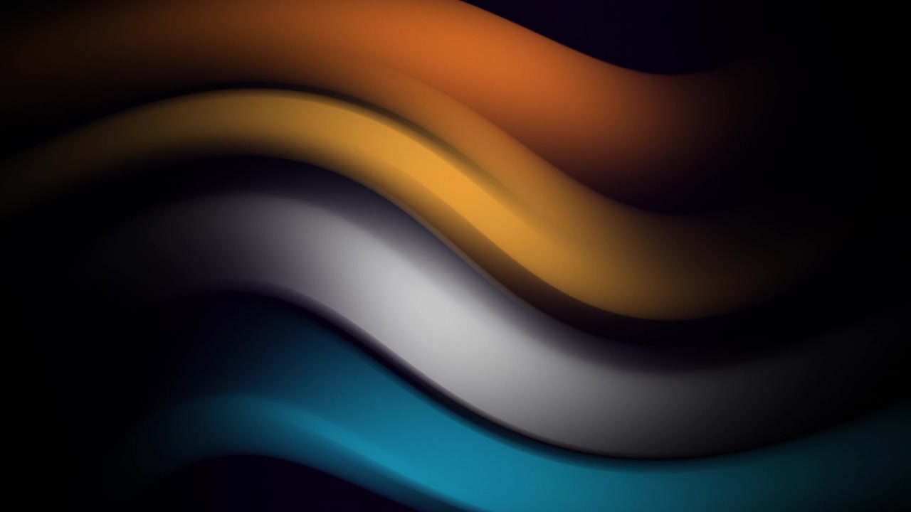 Smooth Flowing Abstract Colorful Waves Animation