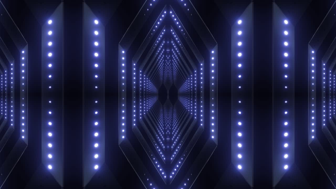 Abstract Tunnel al neon