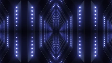 túnel de neón abstracto