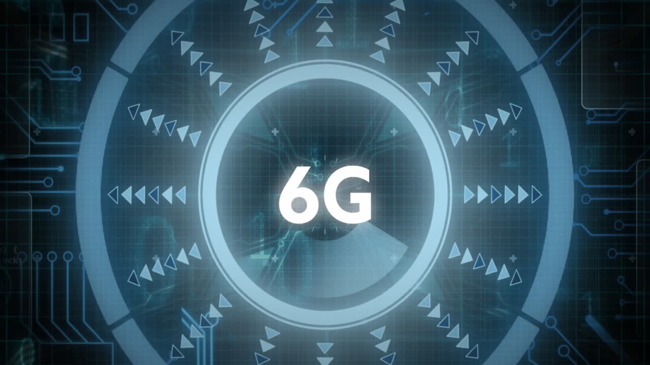 6g 텍스트 및 범위 스캔 및 데이터 처리의 애니메이션