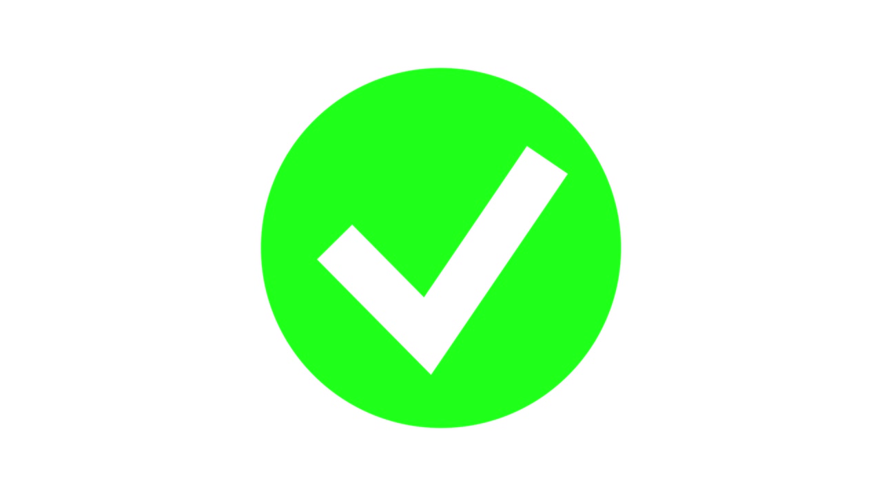 Check mark icon animation