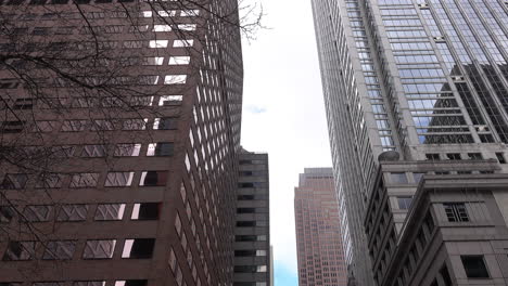 skyscrapers looming over market street in philadelphia