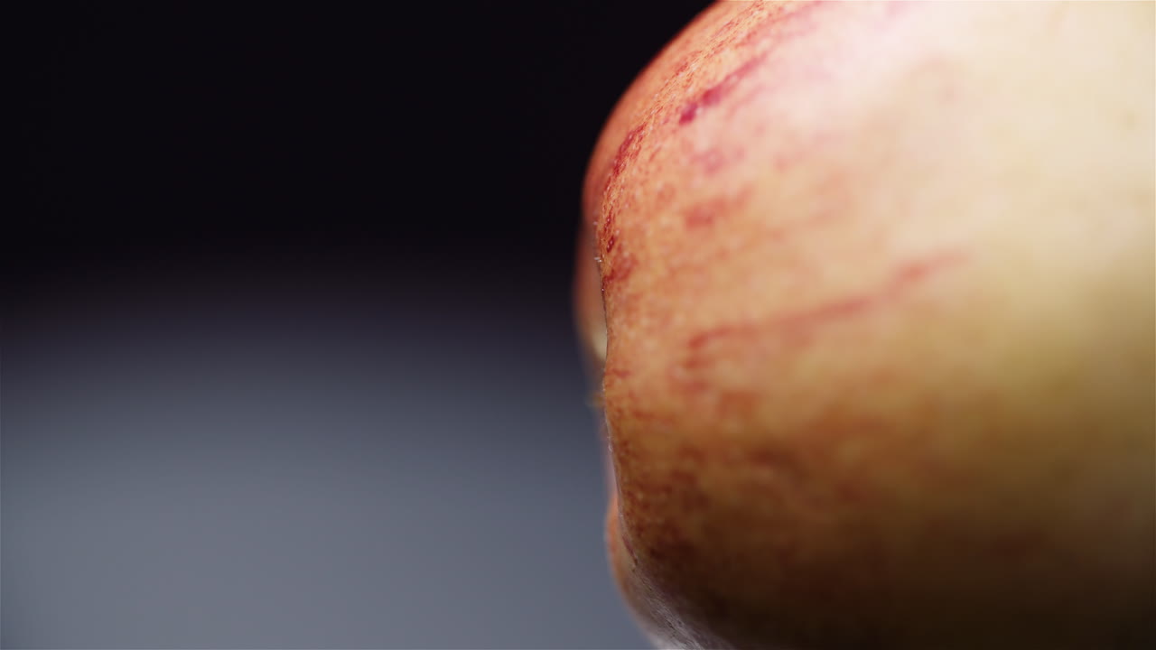 manzana fresca aislada sobre fondo negro 3