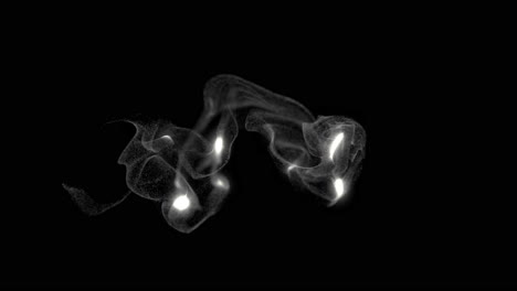 abstract particle smoke