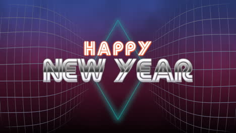 Happy-New-Year-text-with-diamond-and-grid-in-galaxy