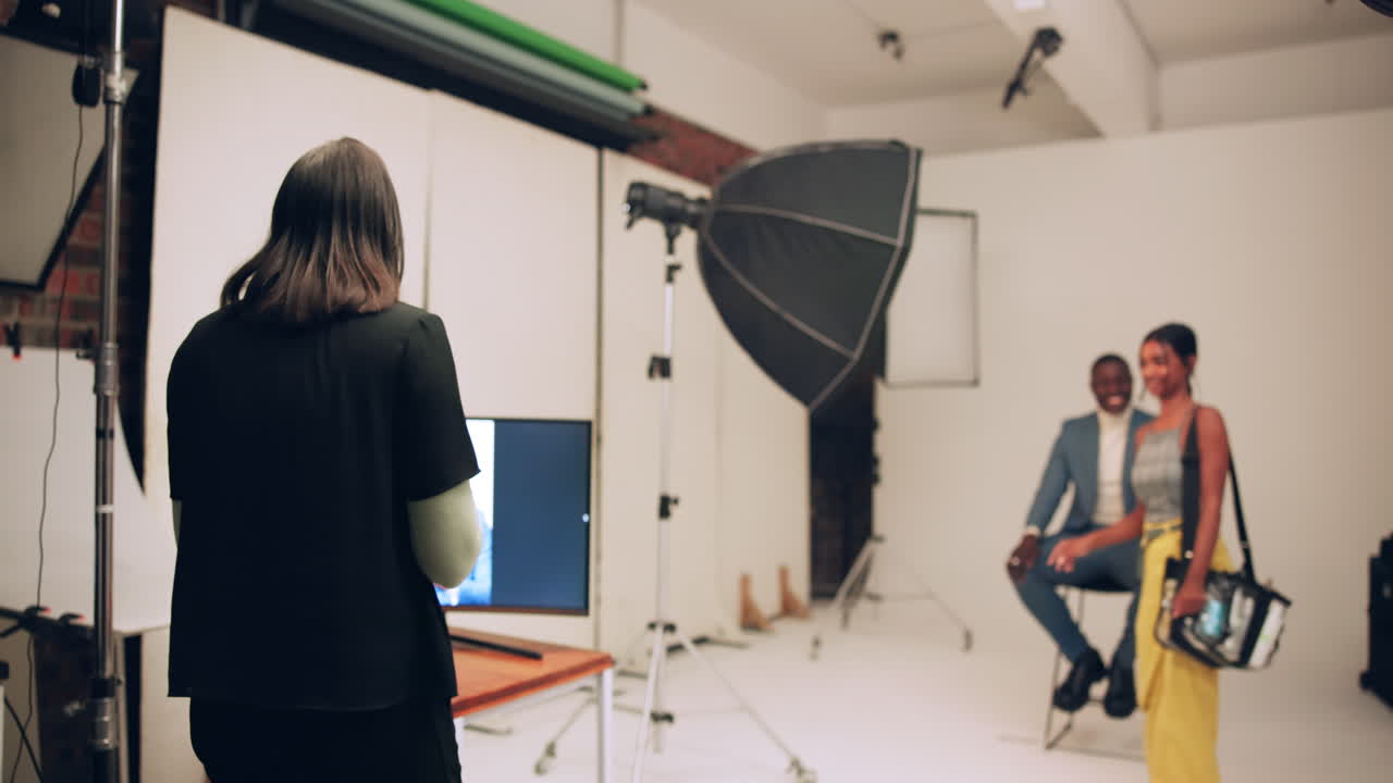 Behind the scenes at a fashion photography shoot