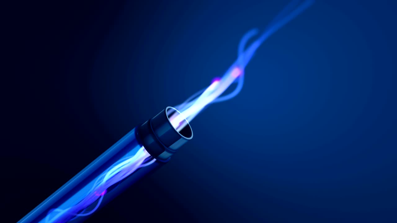 cable de fibra óptica para tecnologías modernas de comunicación y conexión.