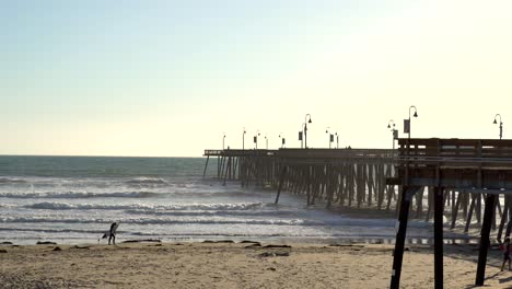 pismo beach pier on a sunny day