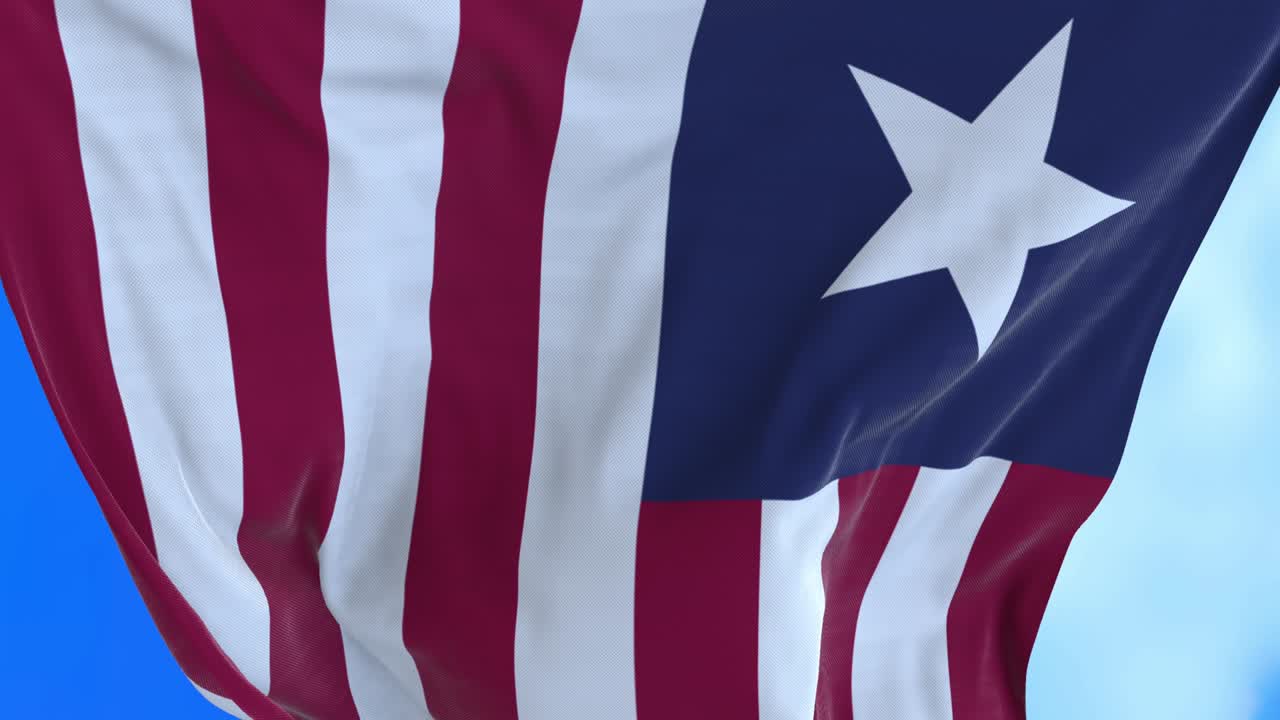 리베리아 발의 끊임없는 루프.