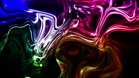 animación líquida abstracta video en 4k