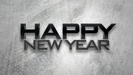 Happy-New-Year-text-on-wall-grunge-texture