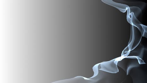seamless loop back and white futuristic background with copy space for your text. abstract translucent swirly rotating spinning looping animation. business presentation title or trailer backdrop.