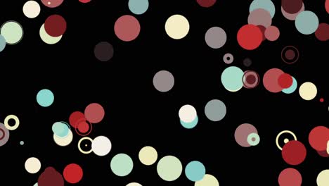 colorful circles abstract background