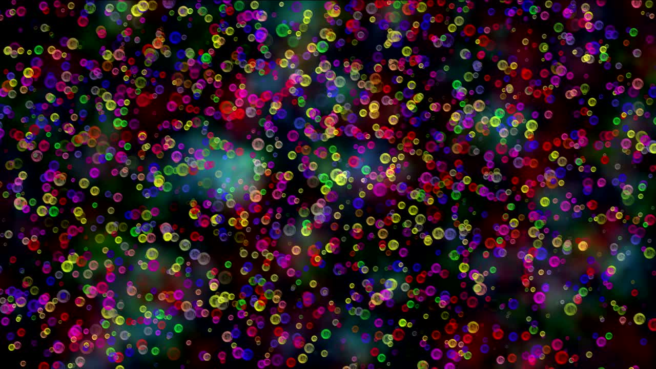 색상 추상 거품 4k