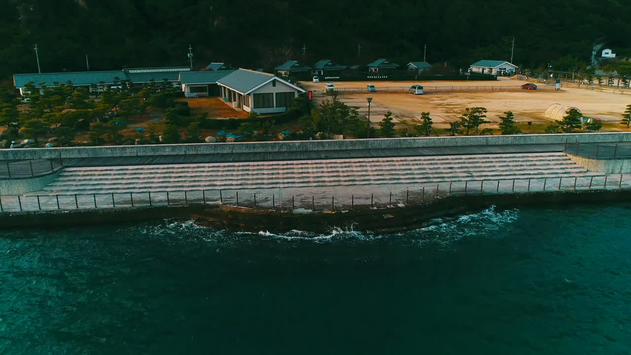 히로시마에서 dji phantom4pro로 촬영한 시네마틱 일본의 풍경