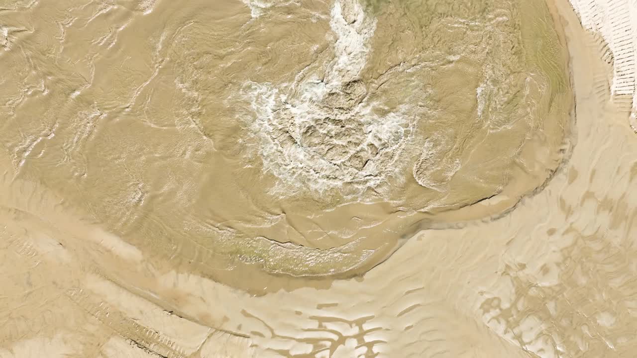 春の掘削 ビーチを強化する