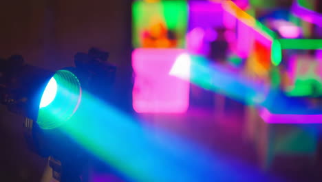 colorful stage lighting