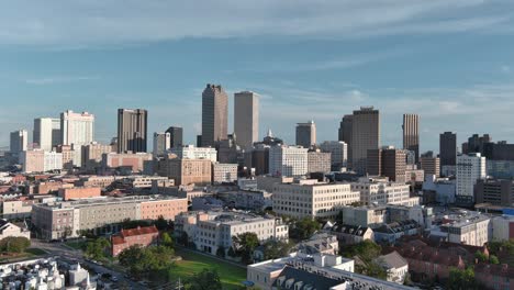 Antena-Del-Paisaje-Urbano-De-Nueva-Orleans