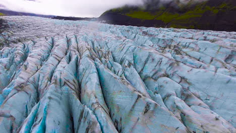 Svinafellsjökull-Gletscher-In-Vatnajökull,-Island.