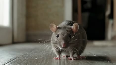 Grey Rat Close Up
