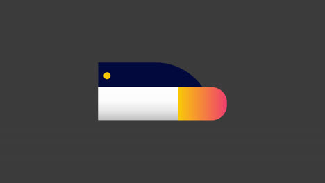 diseño de forma geométrica abstracta