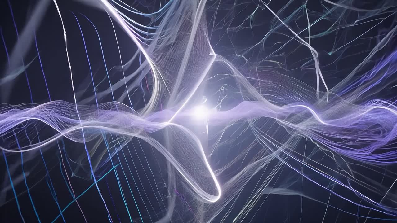 líneas brillantes abstractas