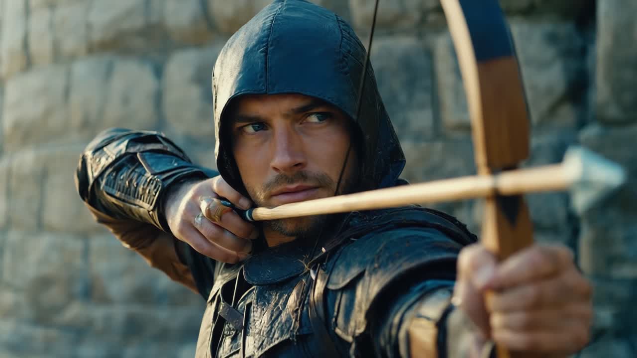Robin Hood with Bow and Arrow