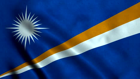 4k seamless loopable flag of marshall islands