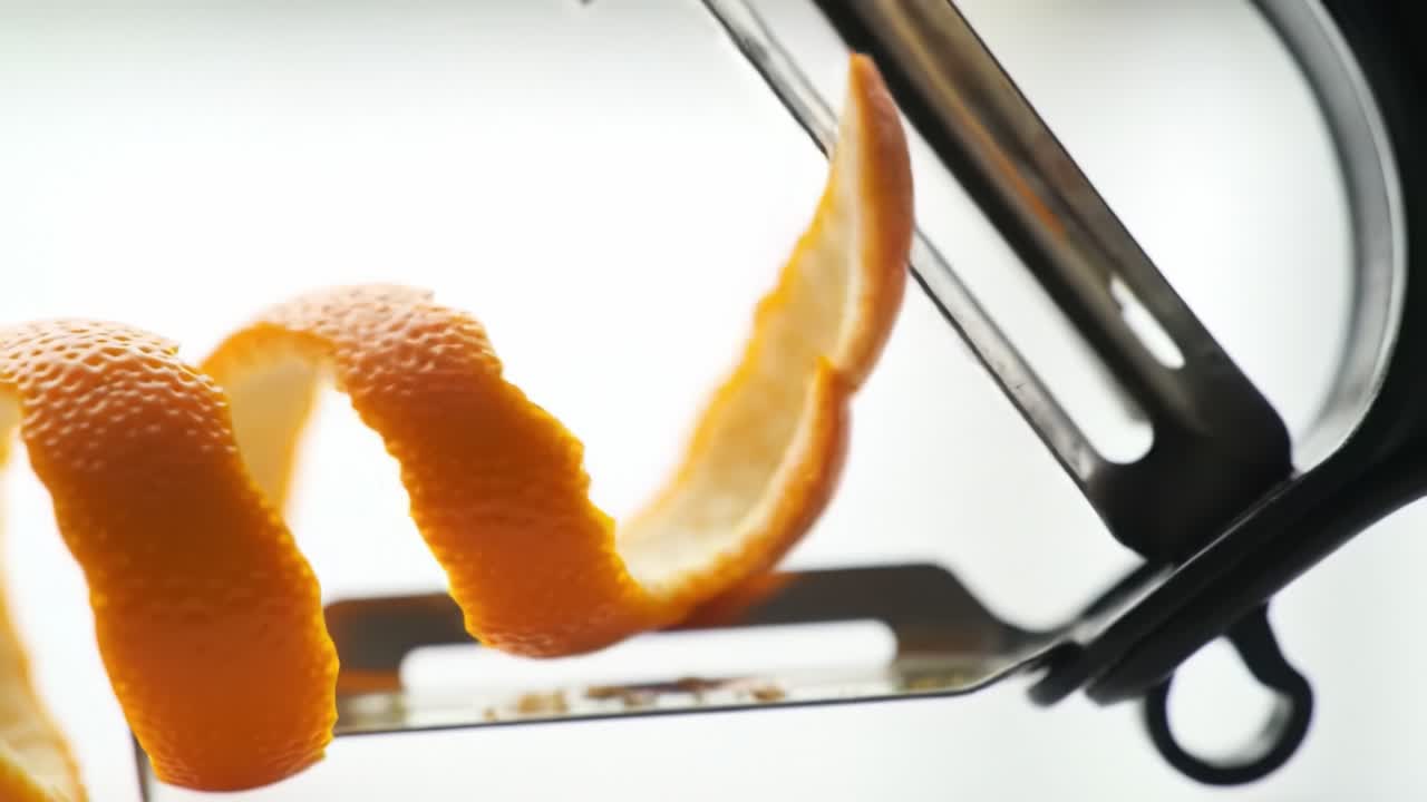 Orange Peel Spiral with Zester