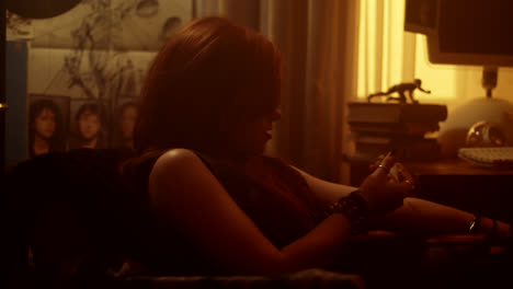 teenage girl in bedroom