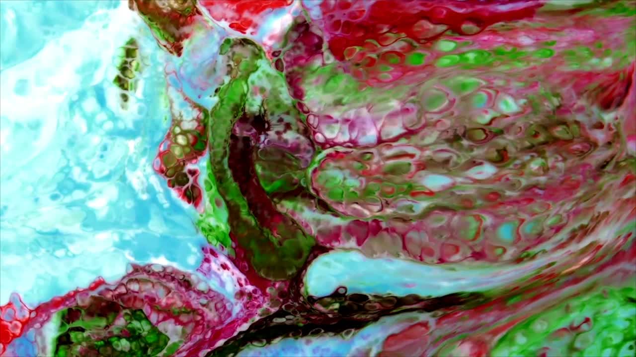 Arte fluido abstracto vibrante con colores giratorios
