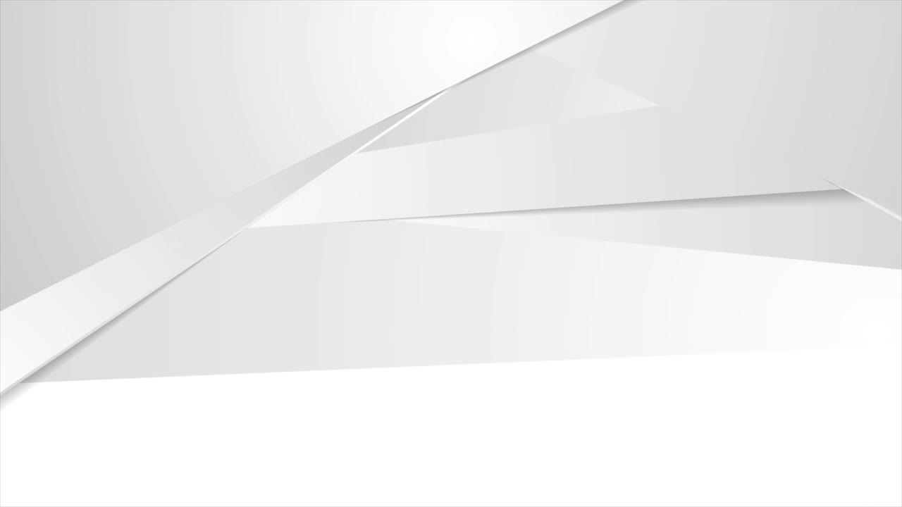 animación de video corporativa abstracta gris y blanca